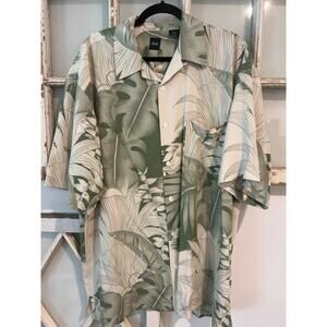 Silk Icon mens XXL silk Hawaiian shirt